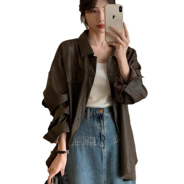 Damen Oversized-Jacke mit Taschen Norvielle