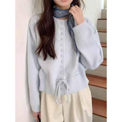Damen Strickjacke mit Knöpfen Norvielle