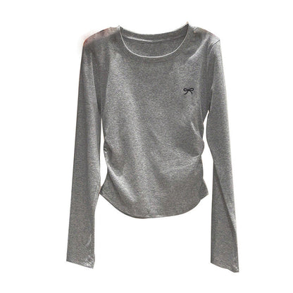 Damen Longsleeve Oberteil Rundhalsausschnitt Norvielle