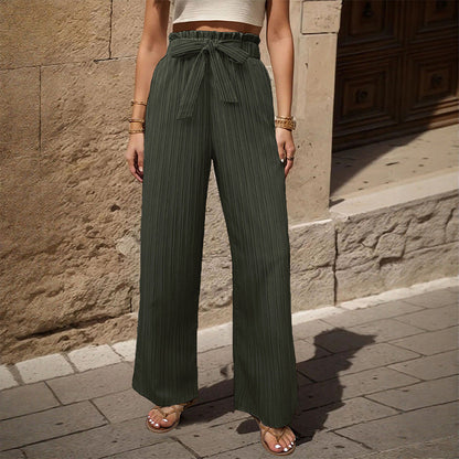Damen Plisseehose Elastischer Bund Norvielle
