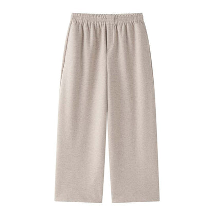 Damen Chino-Hose Hochtailliert Lässiger Schnitt Beige