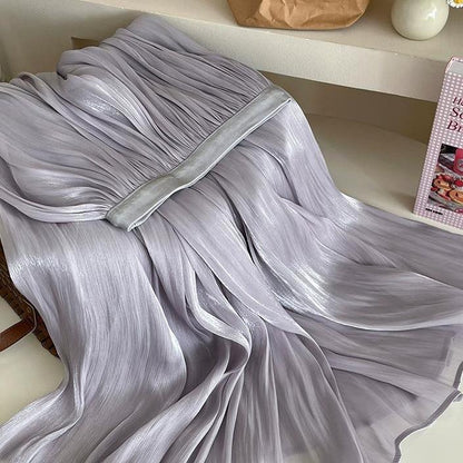 Damen Maxikleid Plissiert Norvielle