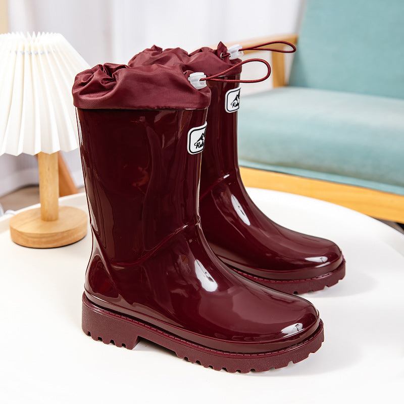 Damen Gummistiefel Verstellbares Schnürsystem Norvielle