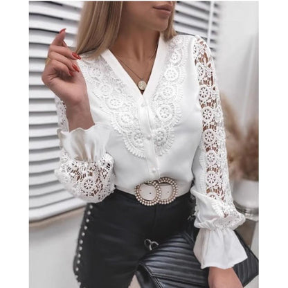 Damen Bluse Rüschendetails Elegantes Design Norvielle