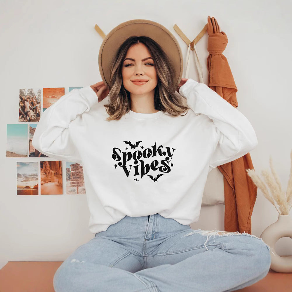 Damen Sweatshirt Halloween-Design Bequem
