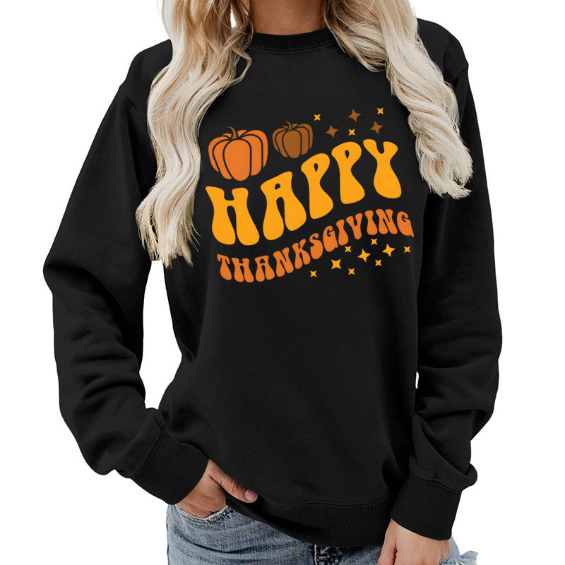 Damen Pullover Weihnachtliches Kürbismotiv Gemütlich Norvielle - Norvielle