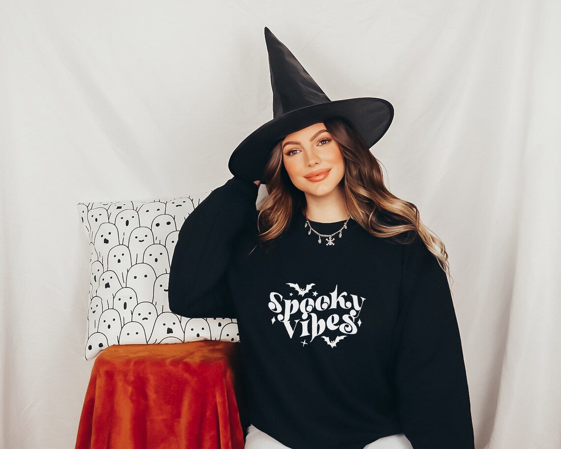 Damen Sweatshirt Halloween-Design Bequem
