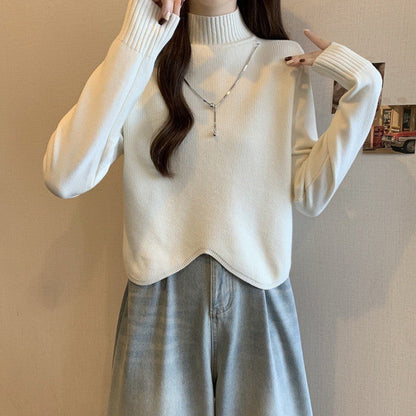 Damen Rollkragenpullover Lässiger Schnitt Norvielle