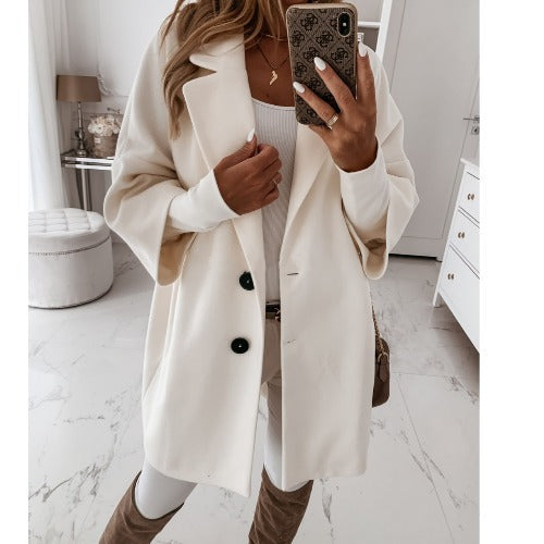 Damen Oversized-Mantel Elegantes Design Norvielle