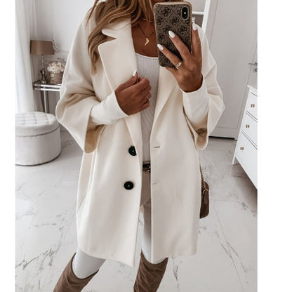 Damen Oversized-Mantel Elegantes Design Norvielle