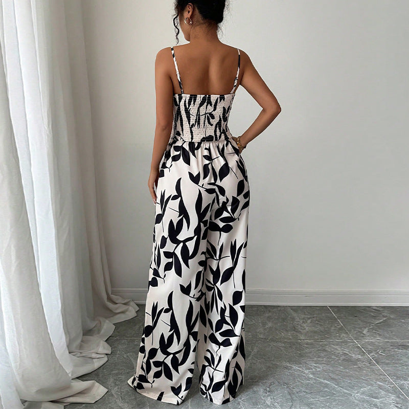 Damen Jumpsuit Floralmuster Norvielle