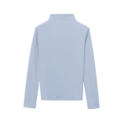 Damen Rollkragenpullover Feine Rippstruktur Norvielle