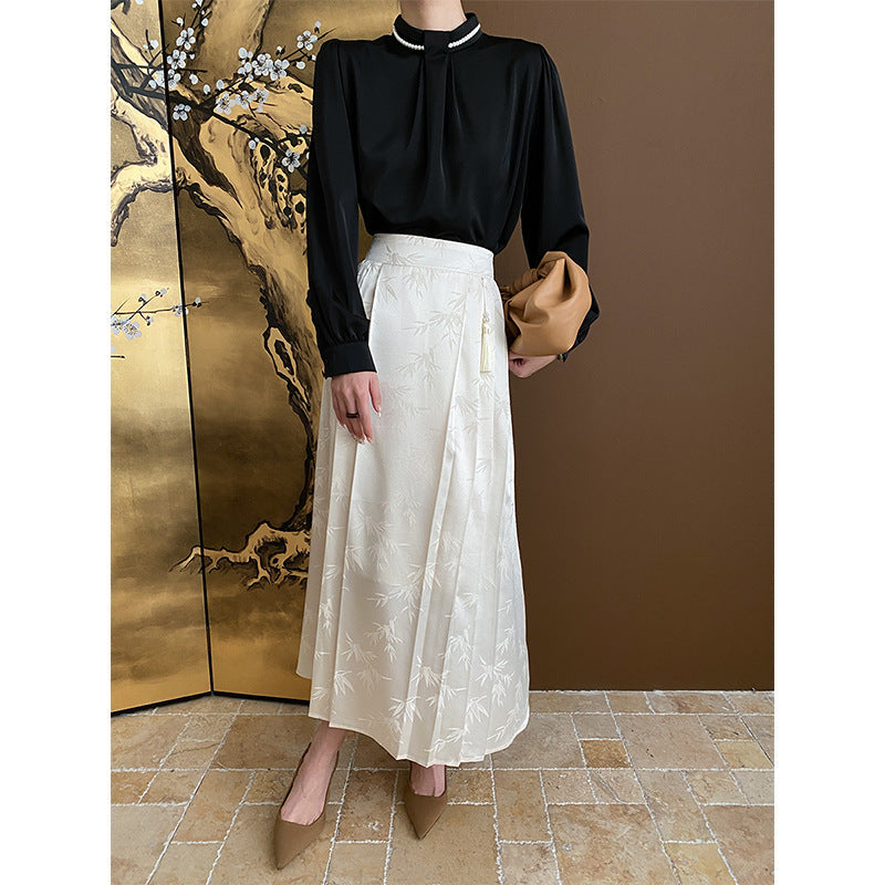 Damen Plisseerock Elegantes Design