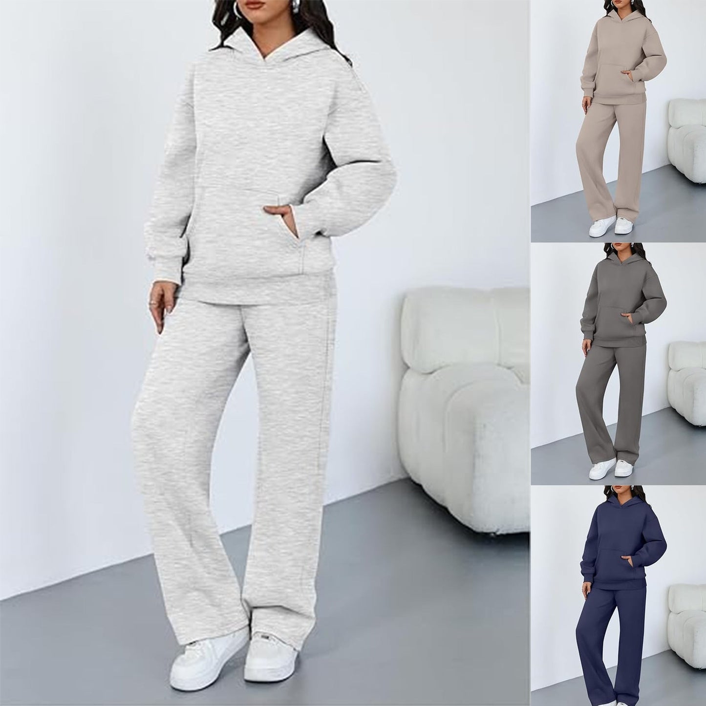 Damen Kapuzenpullover Bequeme Passform Norvielle - Norvielle