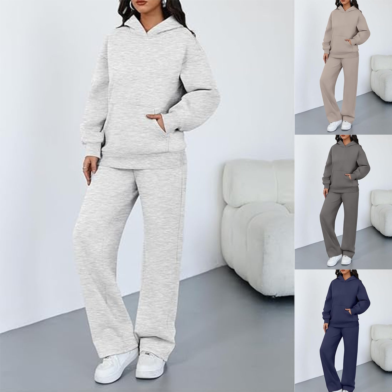 Damen Kapuzenpullover Bequeme Passform Norvielle - Norvielle
