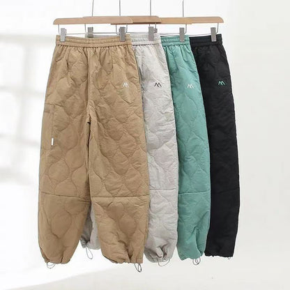 Damen Freizeithose Gesteppt Elastischer Bund