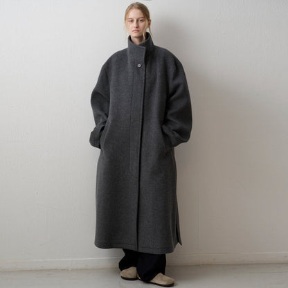 Damen Wollmantel Oversize Elegannt