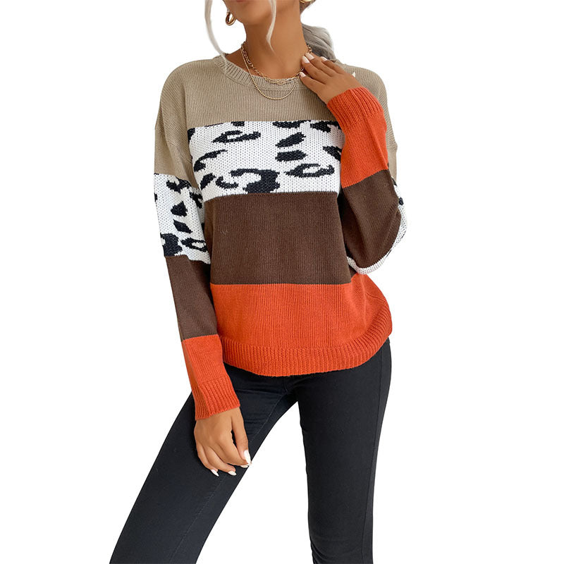 Damen Strickpullover Einzigartiges Muster Lässiger Schnitt Norvielle