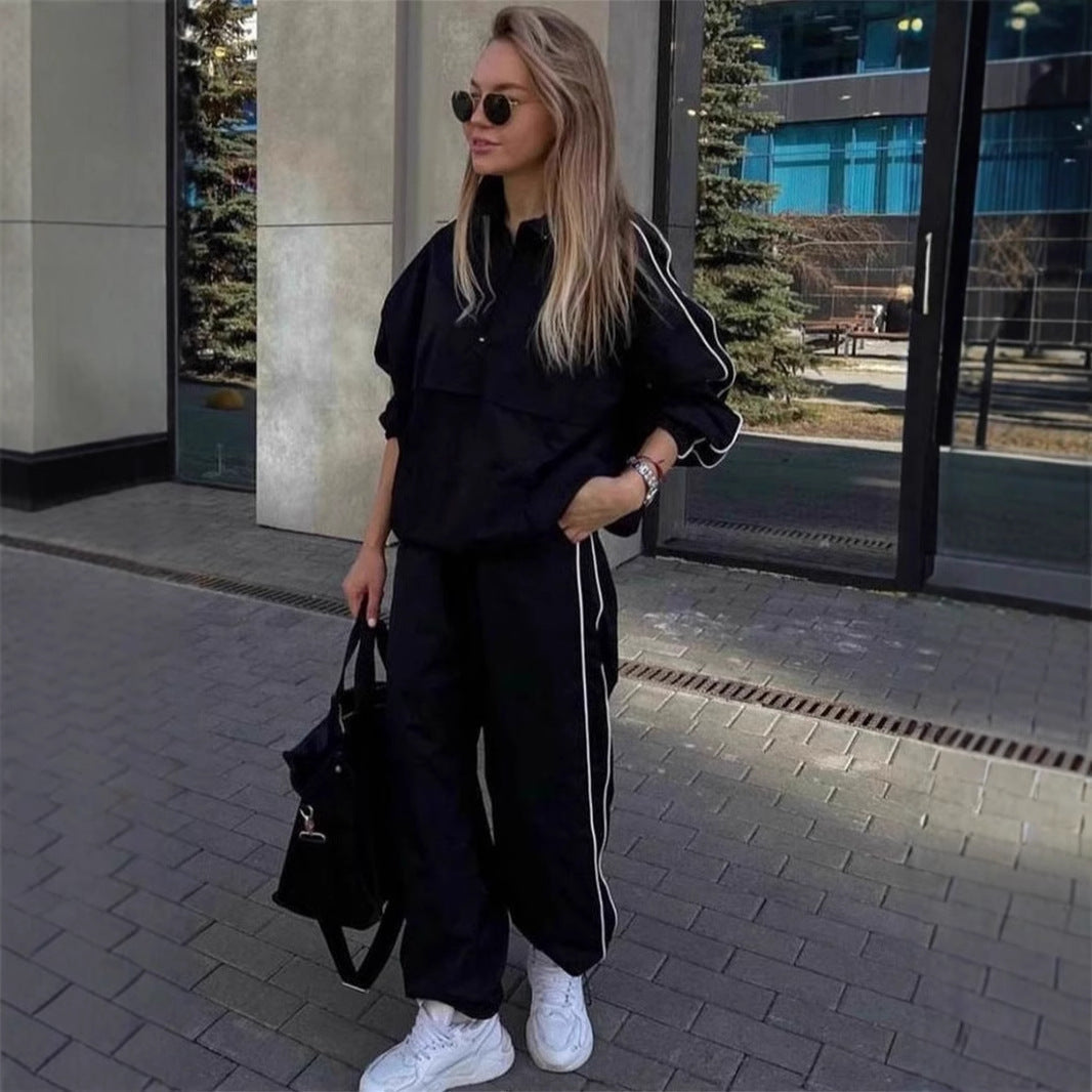 Damen Sportjacke Stehkragen Halbzipper Norvielle