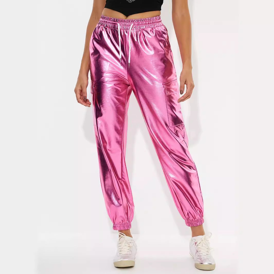 Damen Sportlhose Glänzend Norvielle