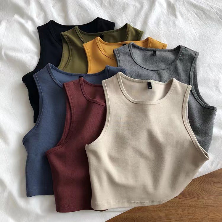 Damen Crop- Atmungsaktives Material Figurbetonter Schnitt - Norvielle