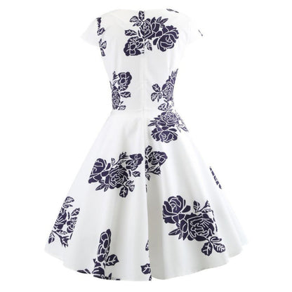 Damen Wickelkleid Floraler Druck Schwingender Rock Norvielle
