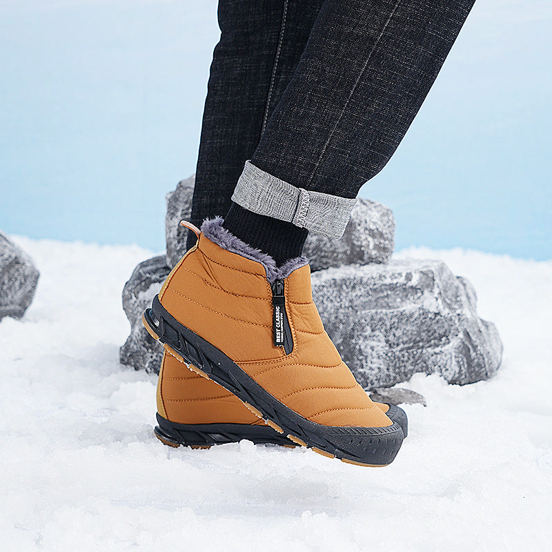 Herren Winterschuhe Zetmatt Mattleder Schwarz - Norvielle