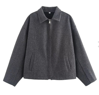 Damen Fleecejacke Weich Warm Reißverschluss Norvielle