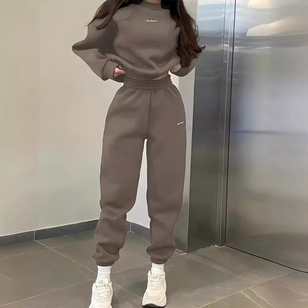 Damen Sweatanzug Oversized Elastisch