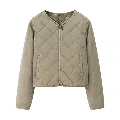 Damen Steppjacke Praktische Taschen Moderner Schnitt Norvielle