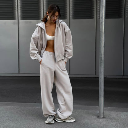 Damen Oversized Hoodie Set Sweatpants Norvielle