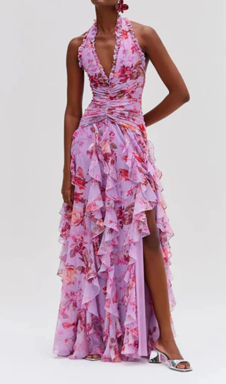 Damen Abendkleid Norvielle Rüschen