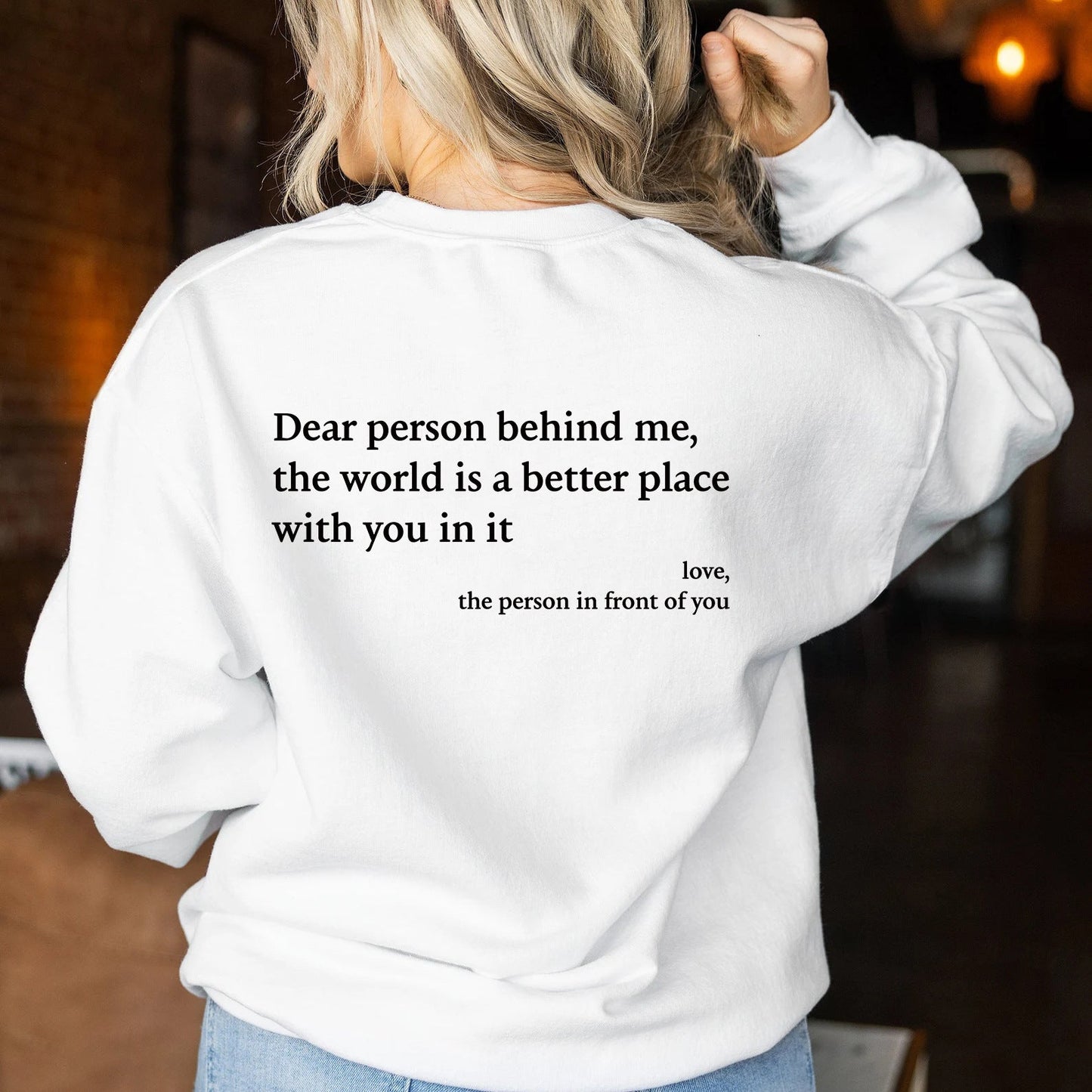 Damen Sweatshirt Inspirierendes Motiv Baumwolle Bequem Grau