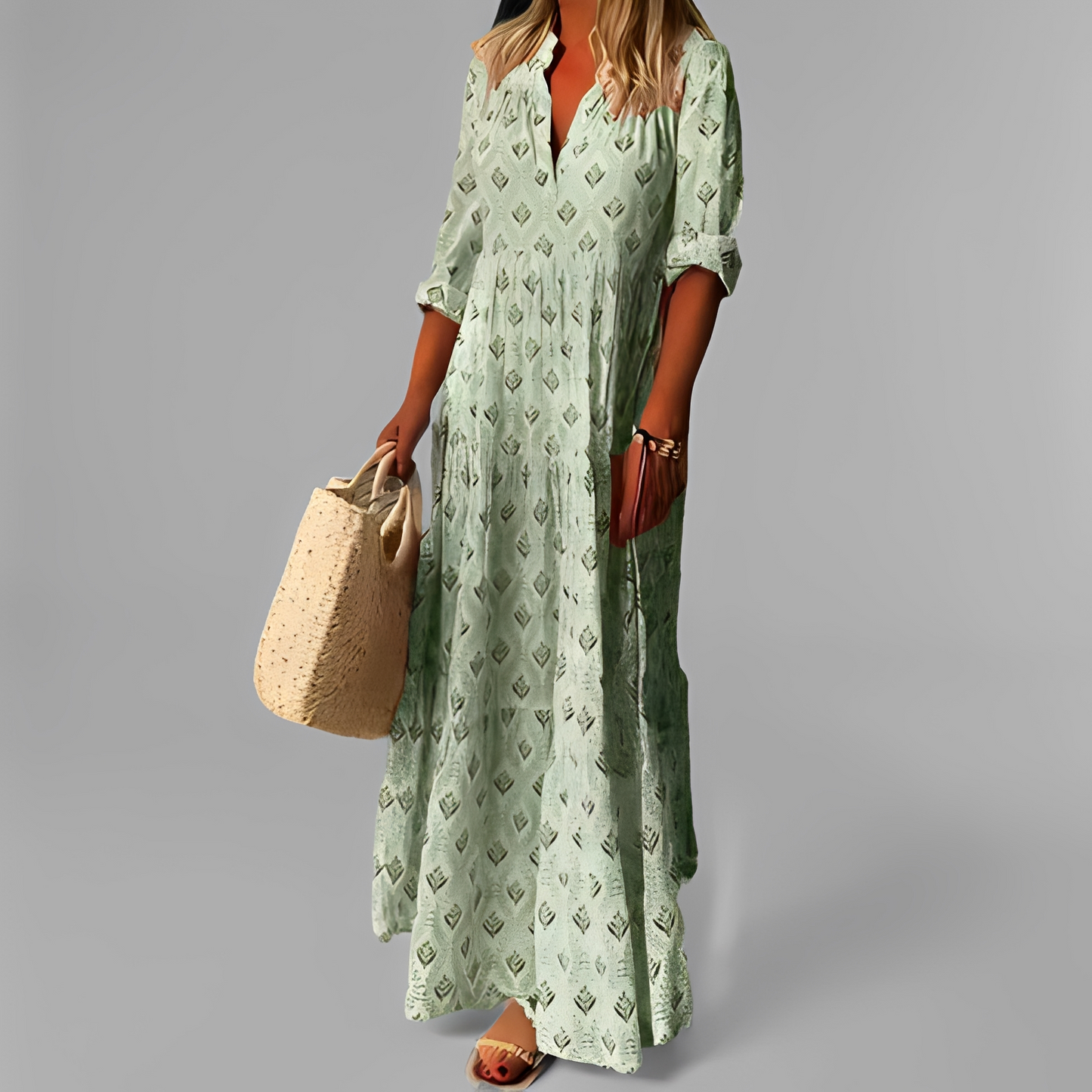 Damen Sommerkleid Leicht Modisch Pastellfarben