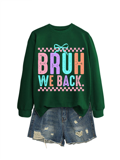 Damen Sweatshirt Bequem Fröhlicher Druck Norvielle