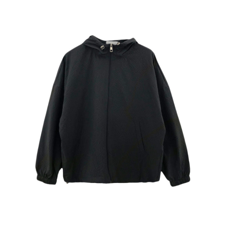 Damen Outdoorjacke Leicht Verstellbarer Kordelzug Norvielle