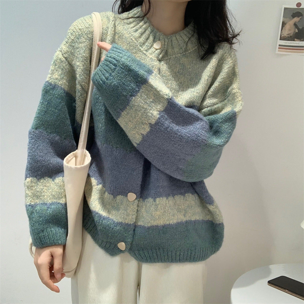 Damen Strickcardigan Gemustert Norvielle