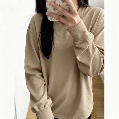 Damen Langarmshirt Bequem Leicht Norvielle