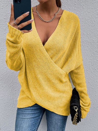 Damen Pullover V-Ausschnitt Norvielle