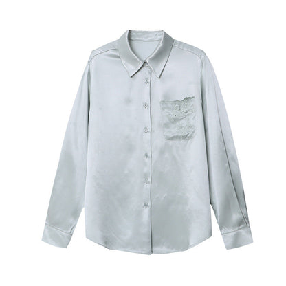 Damen Bluse Feine Struktur Modischer Schnitt Norvielle