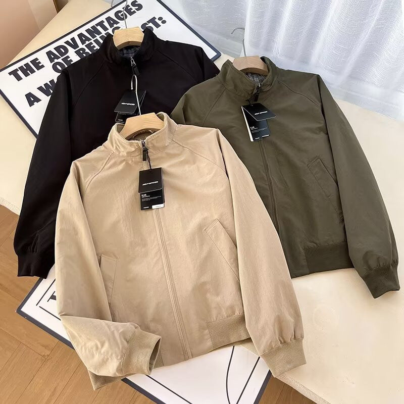 Damen Übergangsjacke modisch mit hohem Kragen und Taschen Norvielle - Norvielle