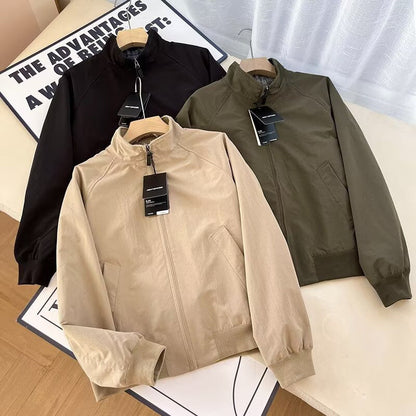 Damen Übergangsjacke modisch mit hohem Kragen und Taschen Norvielle - Norvielle