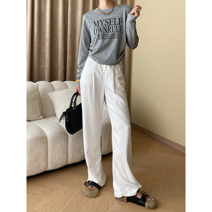 Damen Langarmshirt mit Grafikdruck