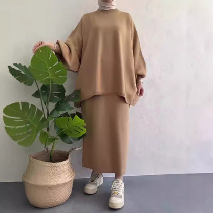 Damen Maxikleid Oversized Schnitt Elegantes Design