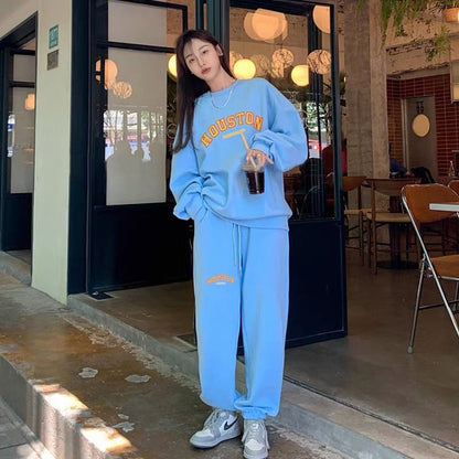 Damen Oversized Sweat-Hose-Kombi Norvielle Bequem