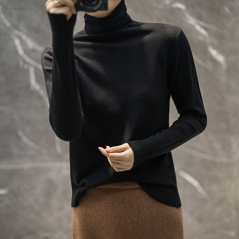 Damen Rollkragenpullover Hochwertig Norvielle