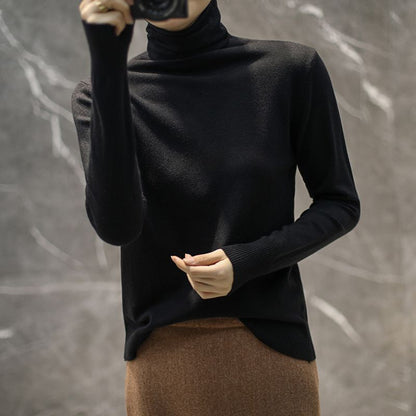 Damen Rollkragenpullover Hochwertig Norvielle