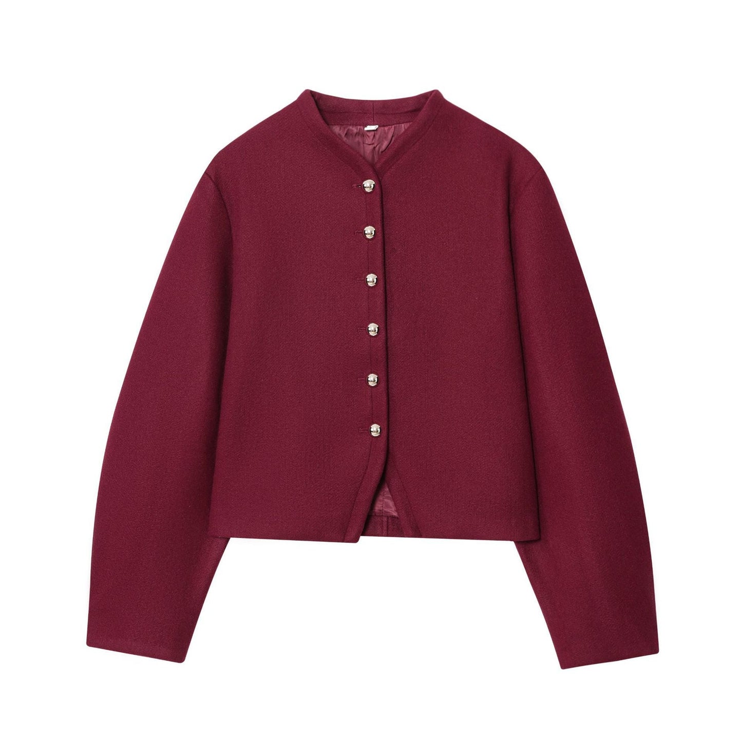 Damen Kurzjacke mit Knopfleiste Elegantes Design Norvielle