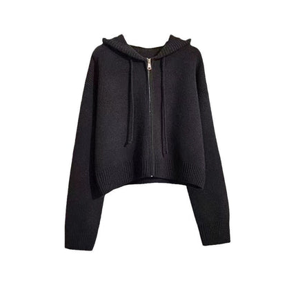 Damen Kapuzenpullover Reißverschluss Lässig Norvielle