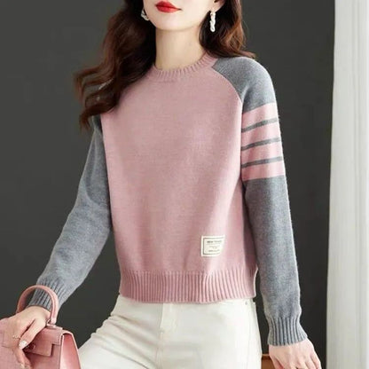 Damen Pullover Raglanärmel Norvielle